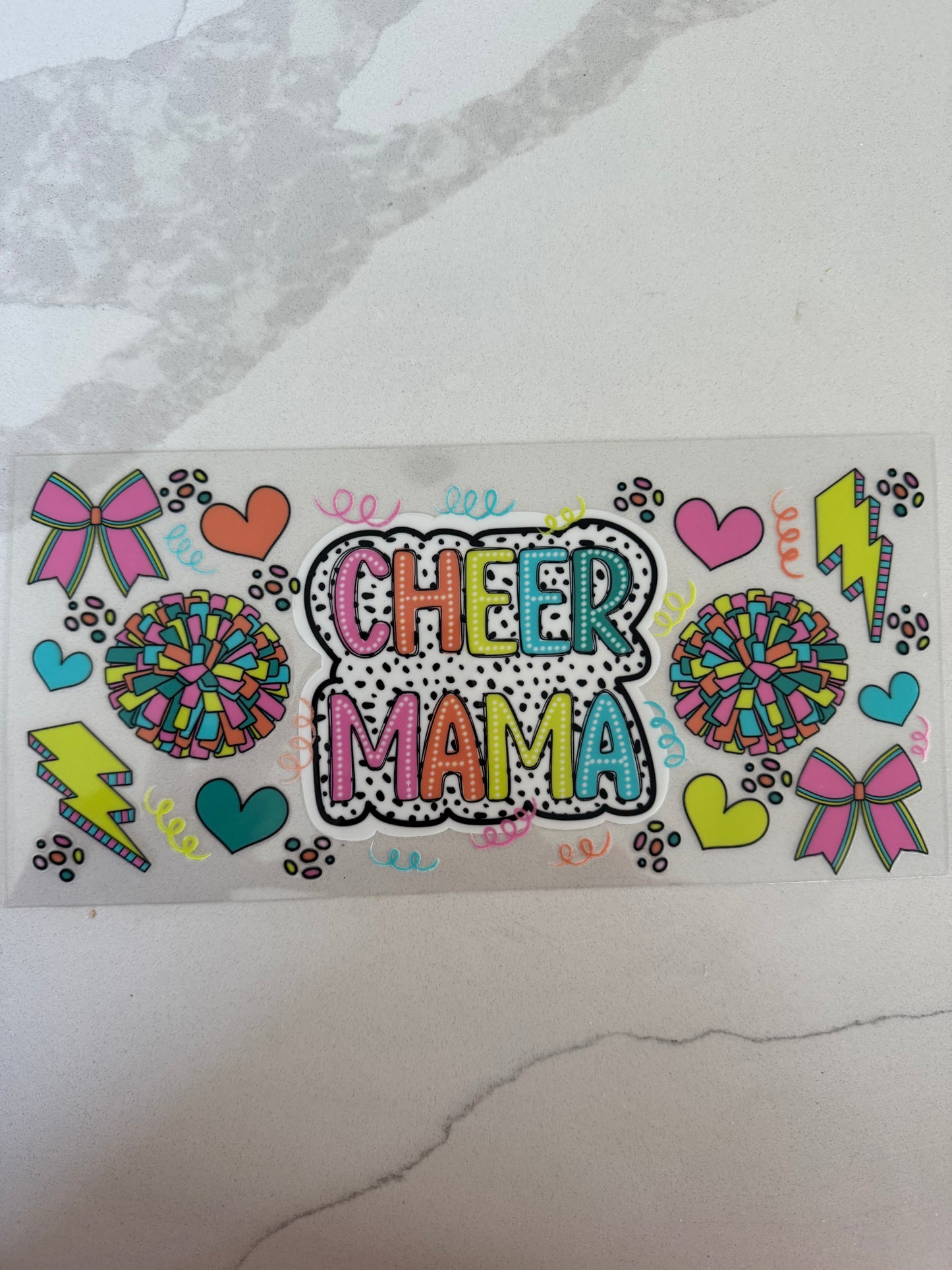 Cheer Mom Decal #3