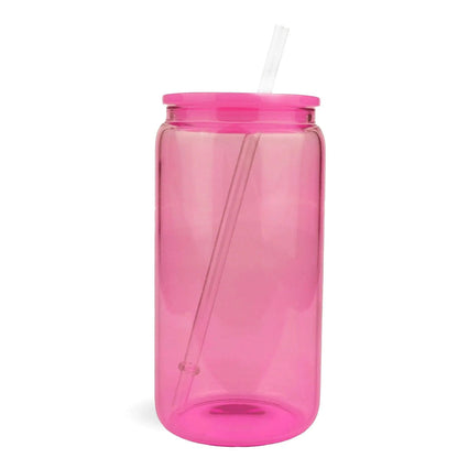 16oz Glass Colored Non-Snowglobe